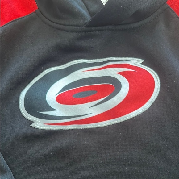 NHL Black and Red Carolina Hurricanes hoodie - Picture 2 of 5